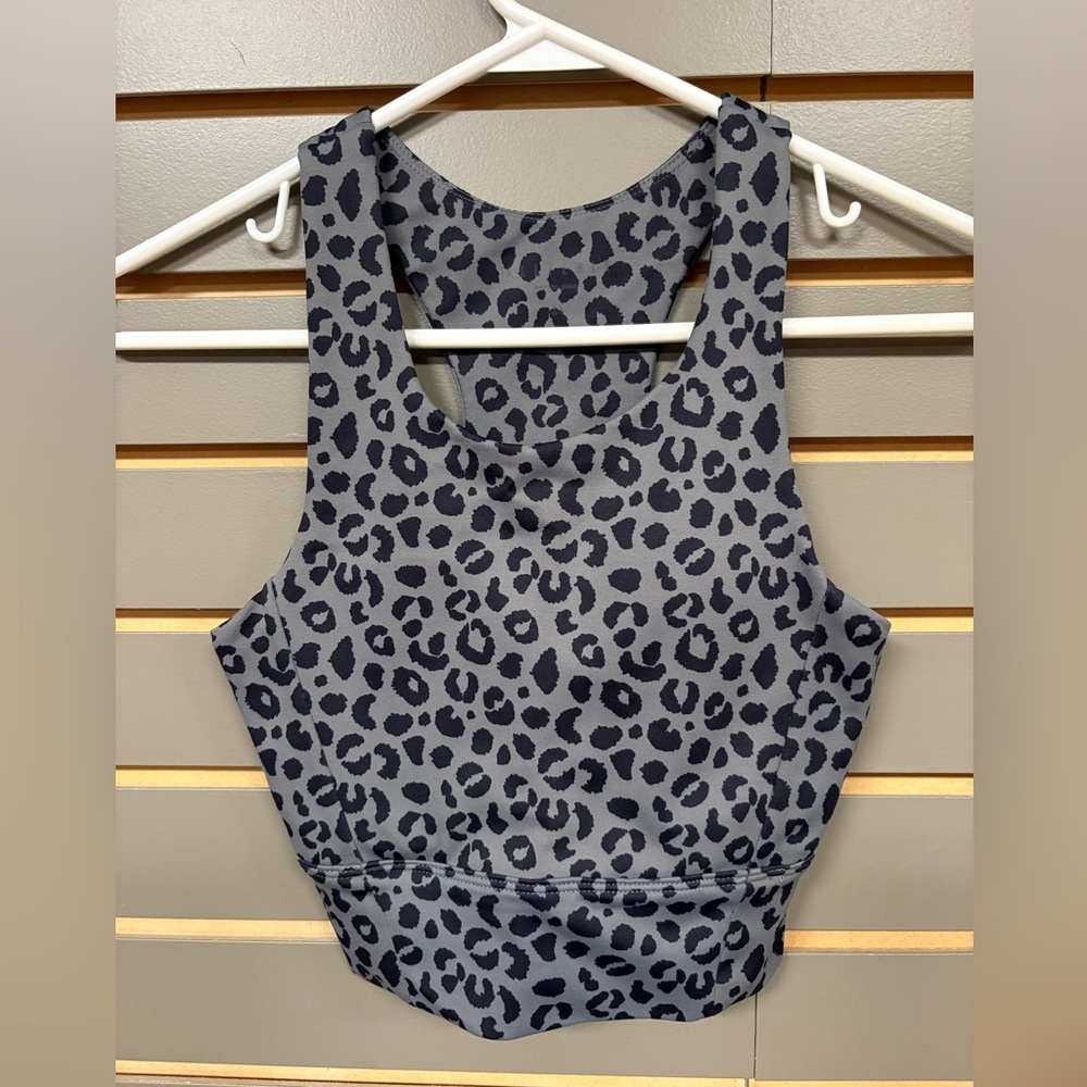 Leopard Print Work Out Top, size XS